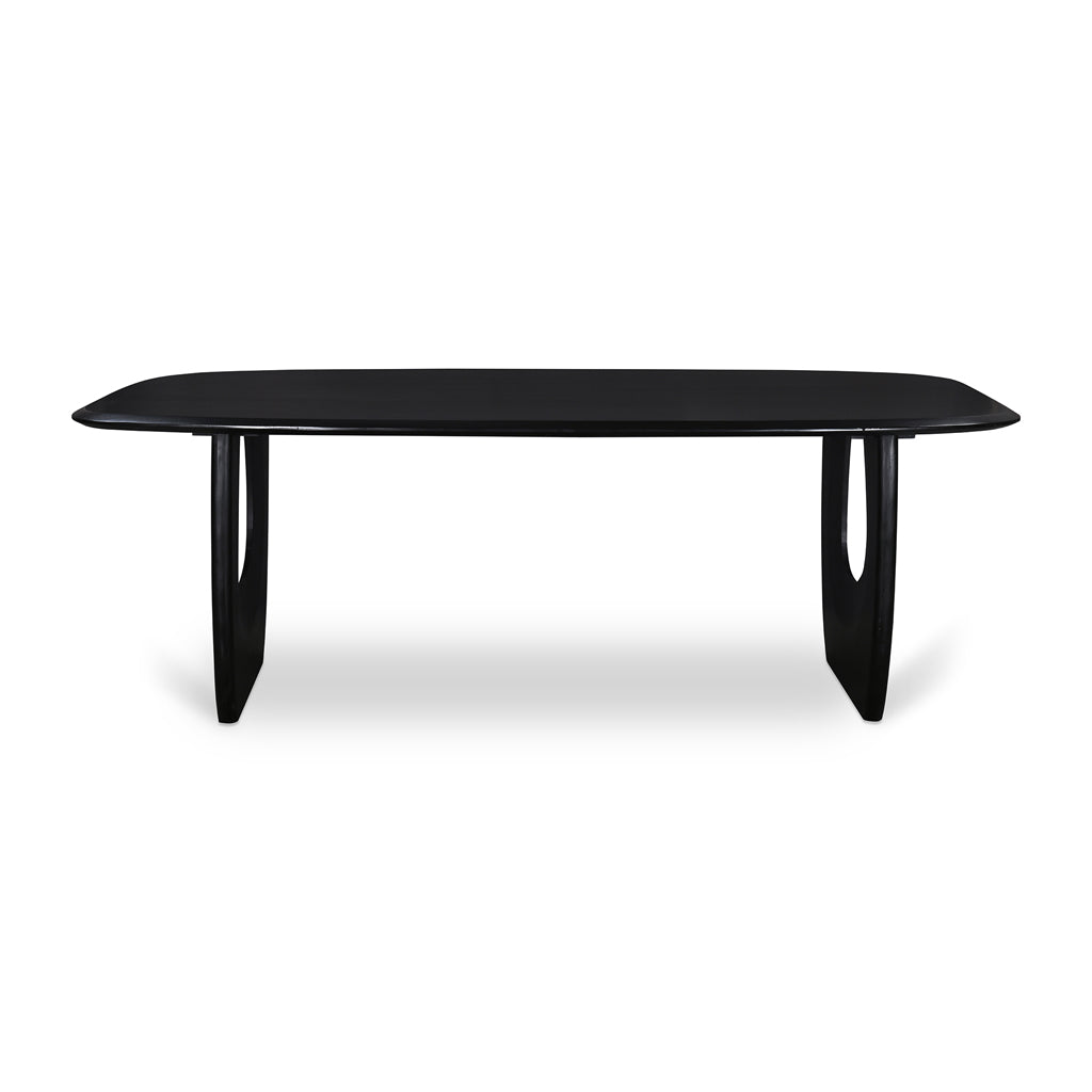 Anita 2.2m Dining Table - Full Black Dining Table Rebhi-Core   