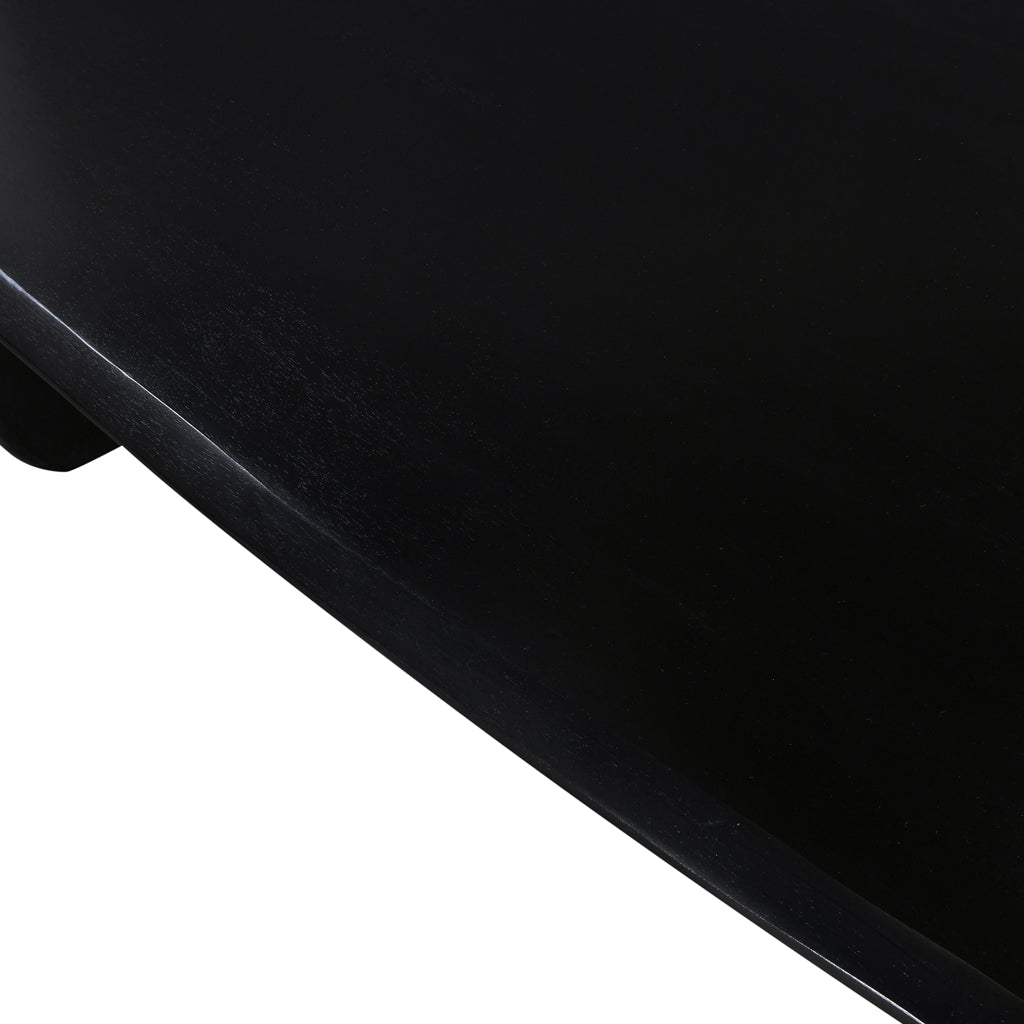 Anita 2.2m Dining Table - Full Black Dining Table Rebhi-Core   