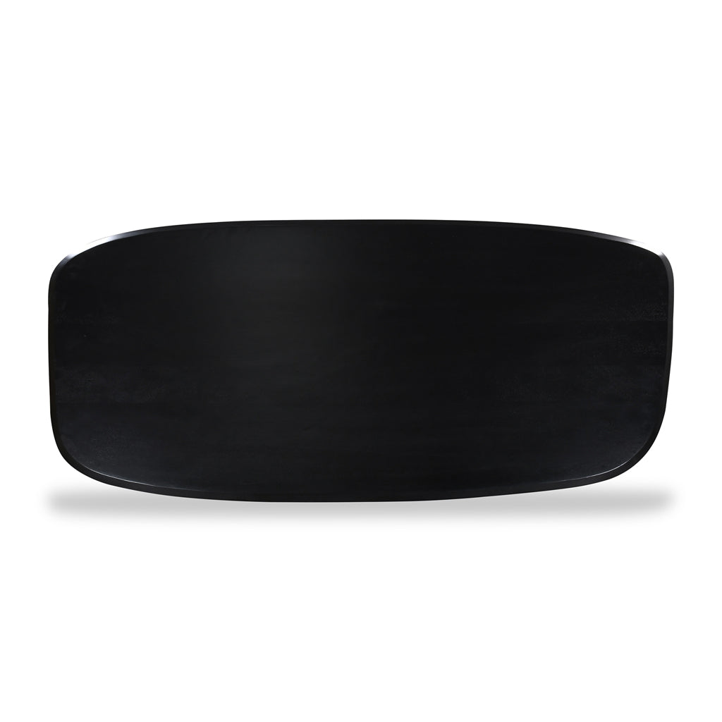 Anita 2.2m Dining Table - Full Black Dining Table Rebhi-Core   