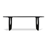 Anita 2.2m Dining Table - Full Black Dining Table Rebhi-Core   
