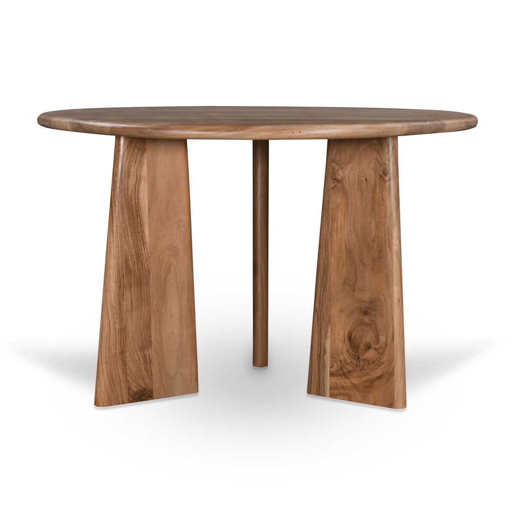 Vasco 1.2m Round Dining Table - Natural Dining Table Rebhi-Core