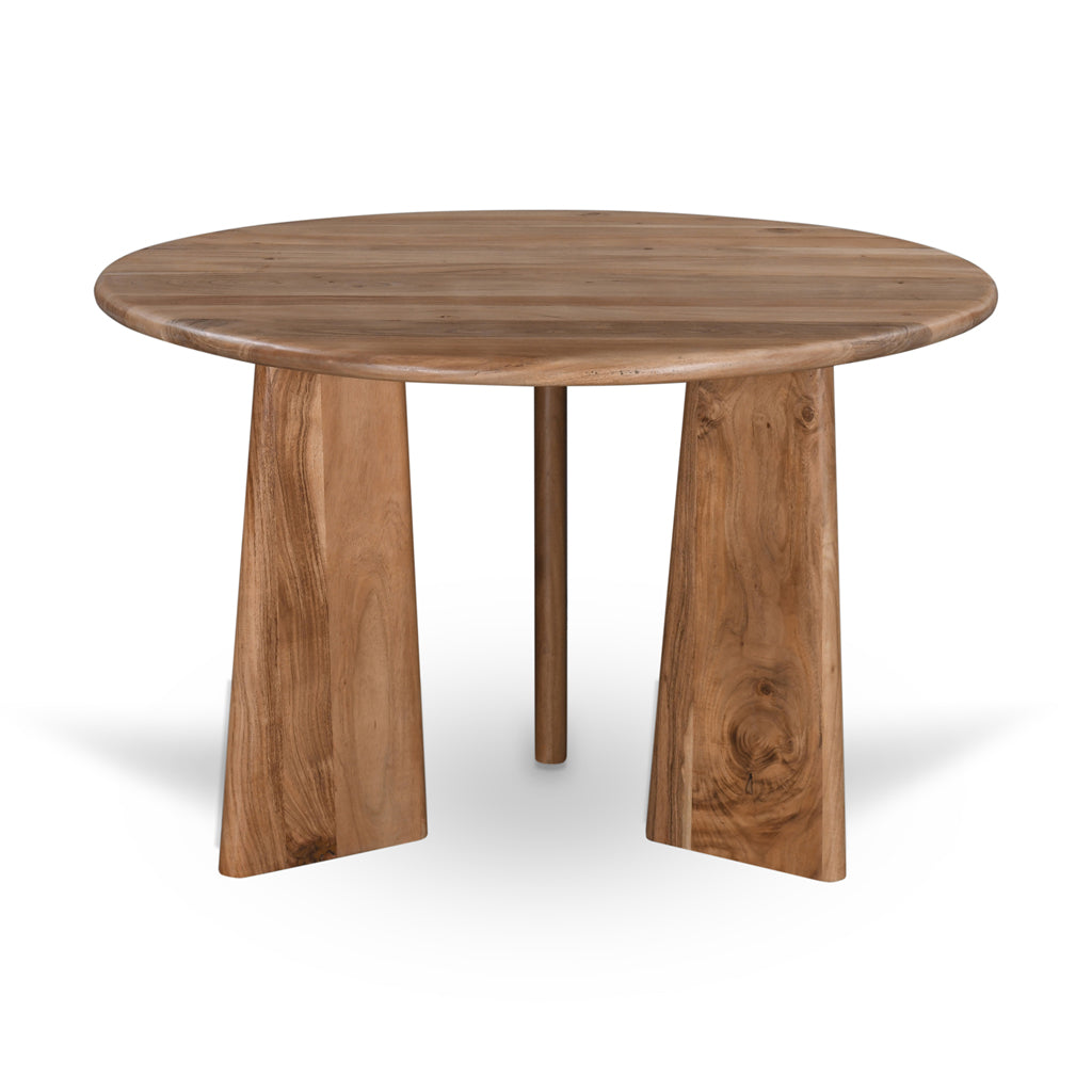 Vasco 1.2m Round Dining Table - Natural Dining Table Rebhi-Core   