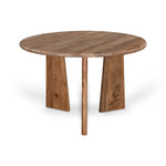 Vasco 1.2m Round Dining Table - Natural Dining Table Rebhi-Core   