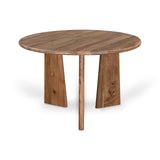 Vasco 1.2m Round Dining Table - Natural Dining Table Rebhi-Core   