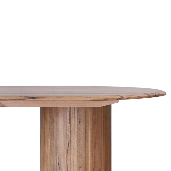 Adsila 2.4m Oval Dining Table - Natural Dining Table Marri-Core   