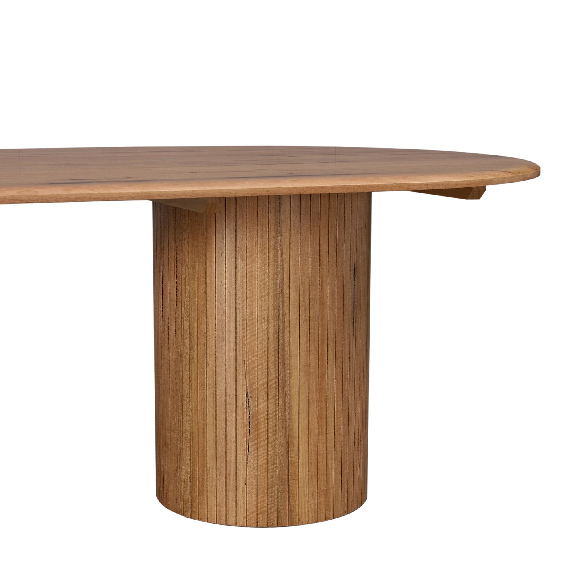 Adsila 2.4m Oval Dining Table - Natural Dining Table Marri-Core