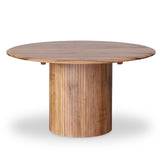 Adsila 1.35m Round Dining Table - Marri Natural Dining Table Marri-Core