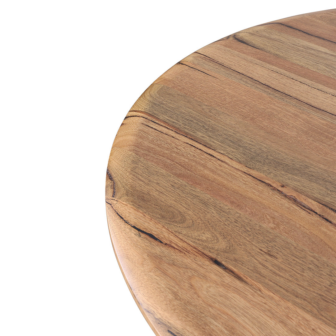 Adsila 1.35m Round Dining Table - Marri Natural Dining Table Marri-Core