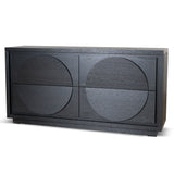 Bonnie 1.6m Dressing Unit - Textured Espresso Black Dresser Unit Valerie-Core   