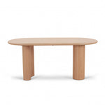 Marino 1.8m Oval Dining Table - Natural Dining Table Dwood-Core