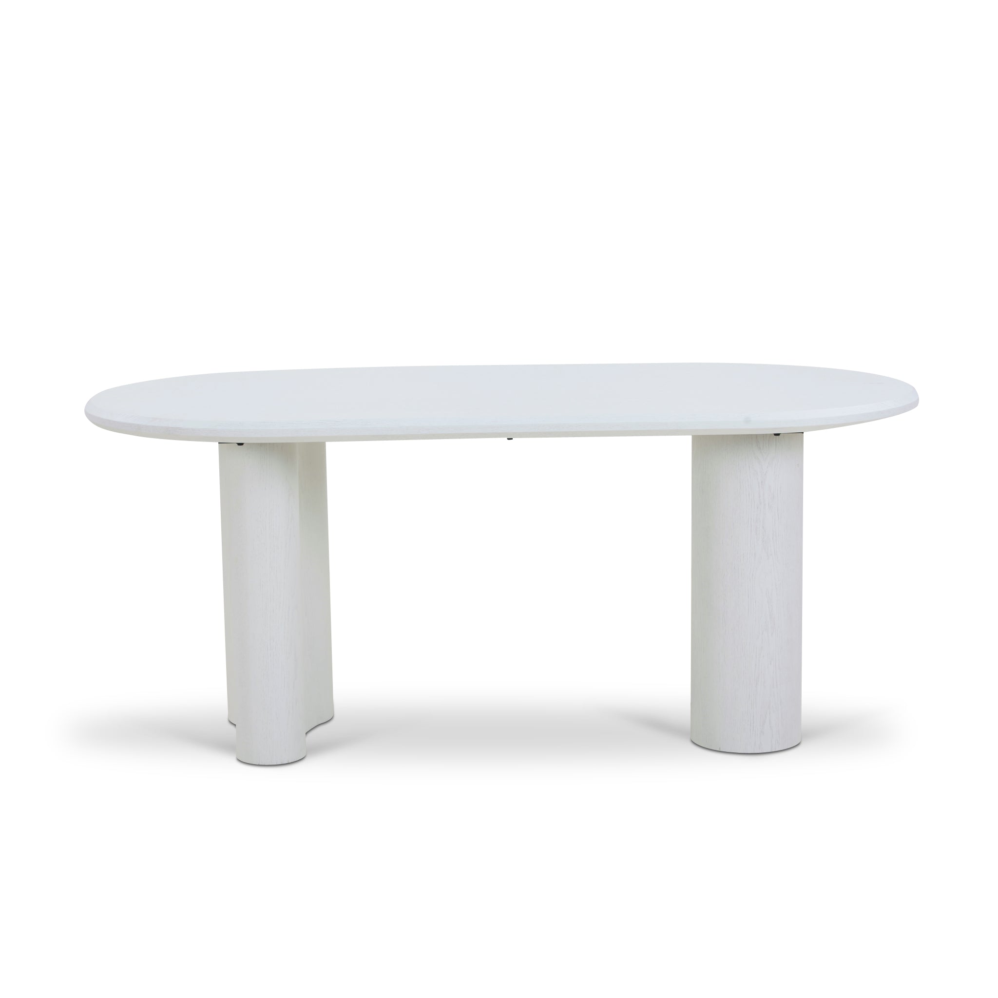 Marino 1.8m Oval Dining Table - White Dining Table Dwood-Core   