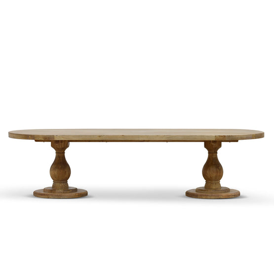 Ex Display - Dechen 3m Dining Table - Natural Dining Table Reclaimed-Core   