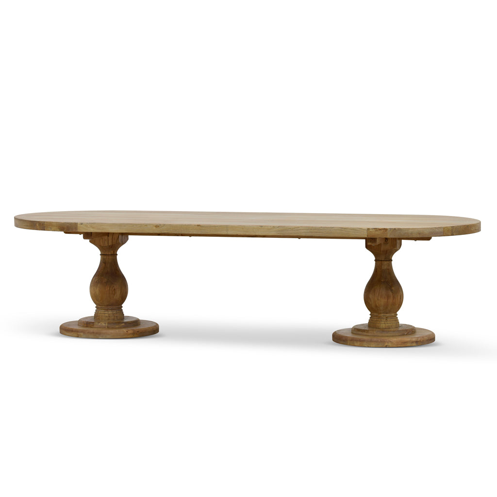 Dechen 3m Dining Table - Natural Dining Table Reclaimed-Core