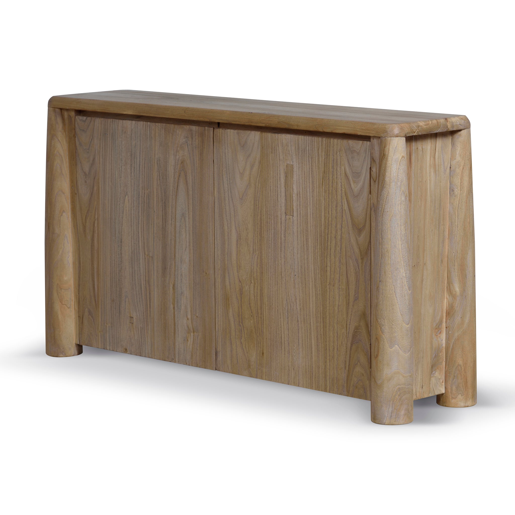 Ex Display - Varika 1.4m Storage Cabinet - Natural Storage Cabinet Reclaimed-Core   