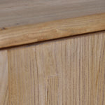 Ex Display - Varika 1.4m Storage Cabinet - Natural Storage Cabinet Reclaimed-Core   