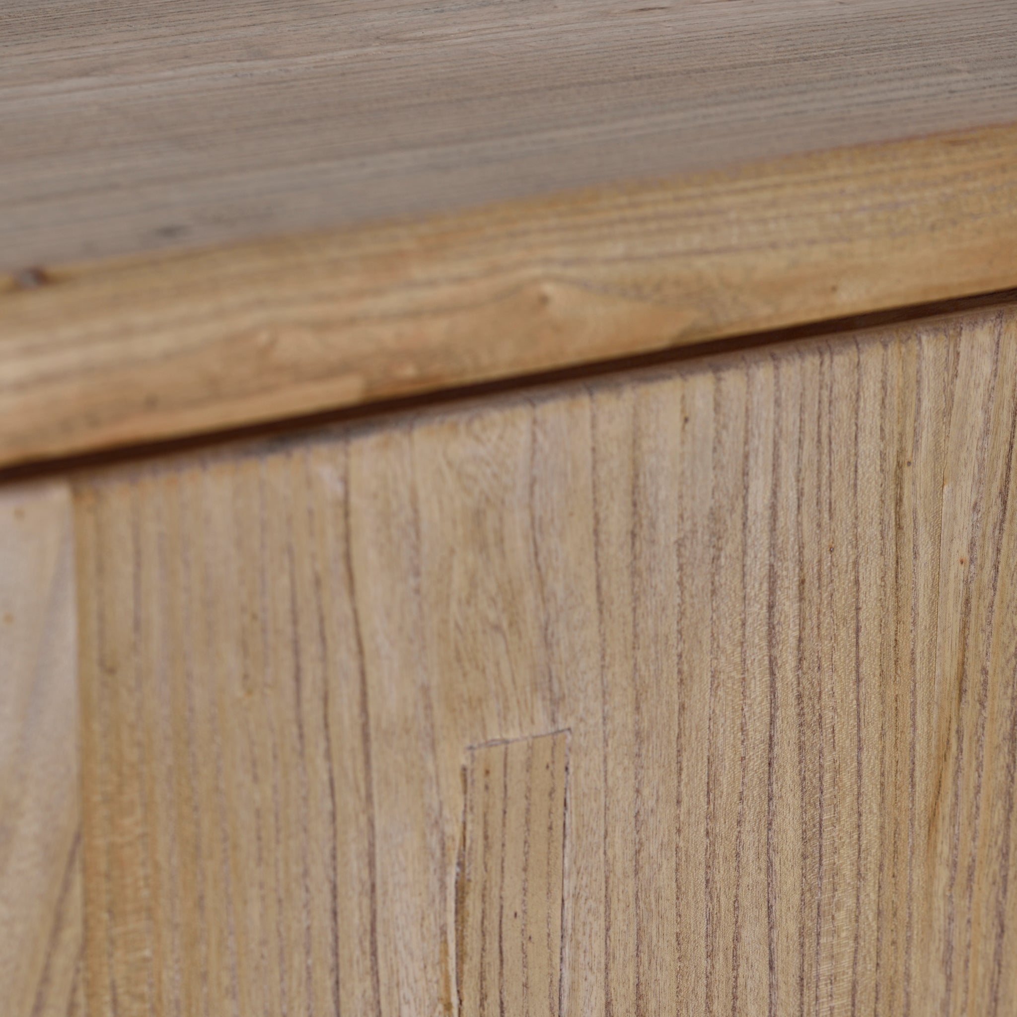 Ex Display - Varika 1.4m Storage Cabinet - Natural Storage Cabinet Reclaimed-Core   