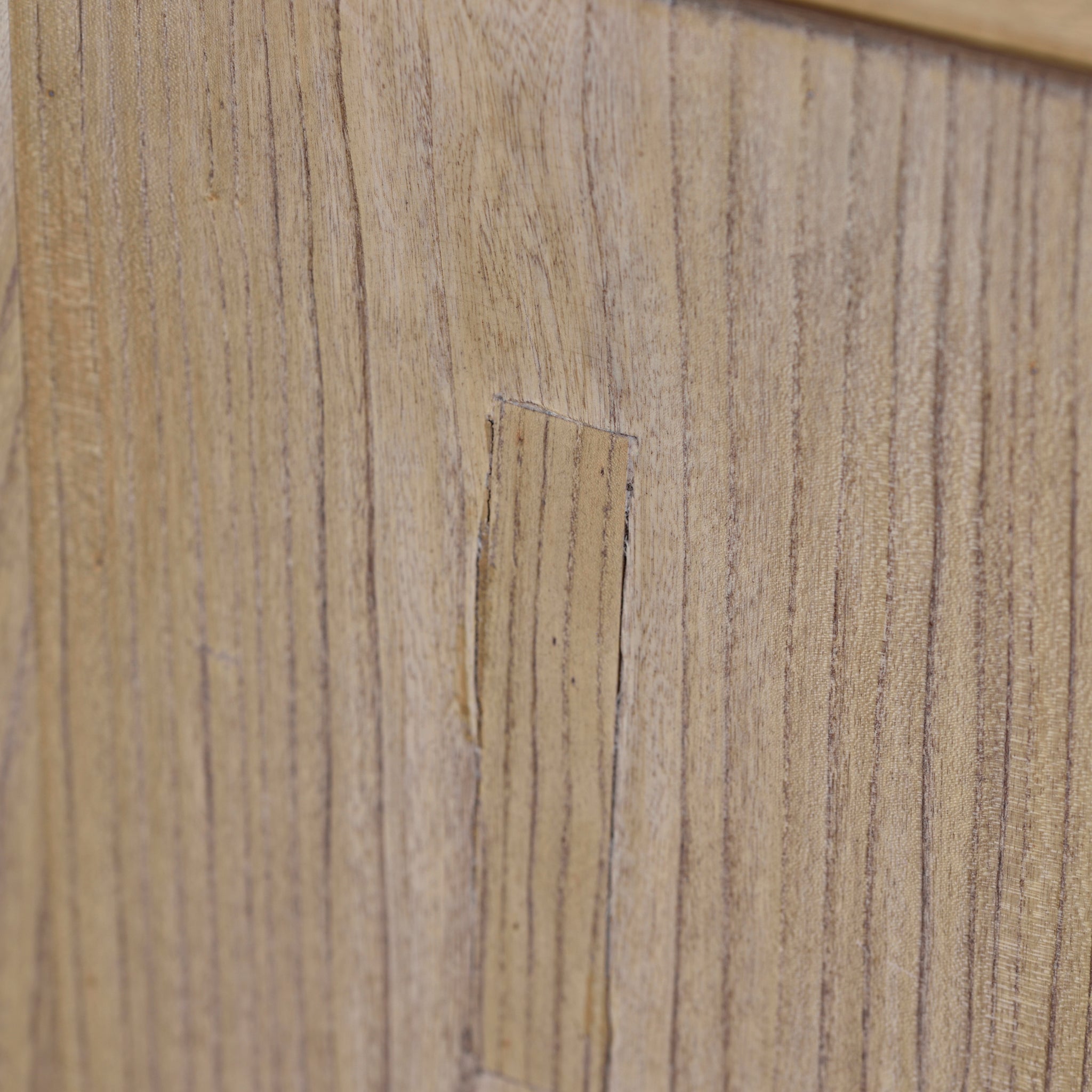 Ex Display - Varika 1.4m Storage Cabinet - Natural Storage Cabinet Reclaimed-Core   