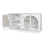 Charles 1.78m Sideboard Unit - White Buffet & Sideboard Nicki-Core