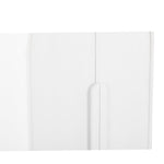 Alora 150cm (H) Ash Curve Cabinet - White Cabinet Nicki-Core