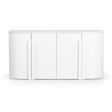 Jarrett 1.6m Sideboard - Full White Buffet & Sideboard Nicki-Core