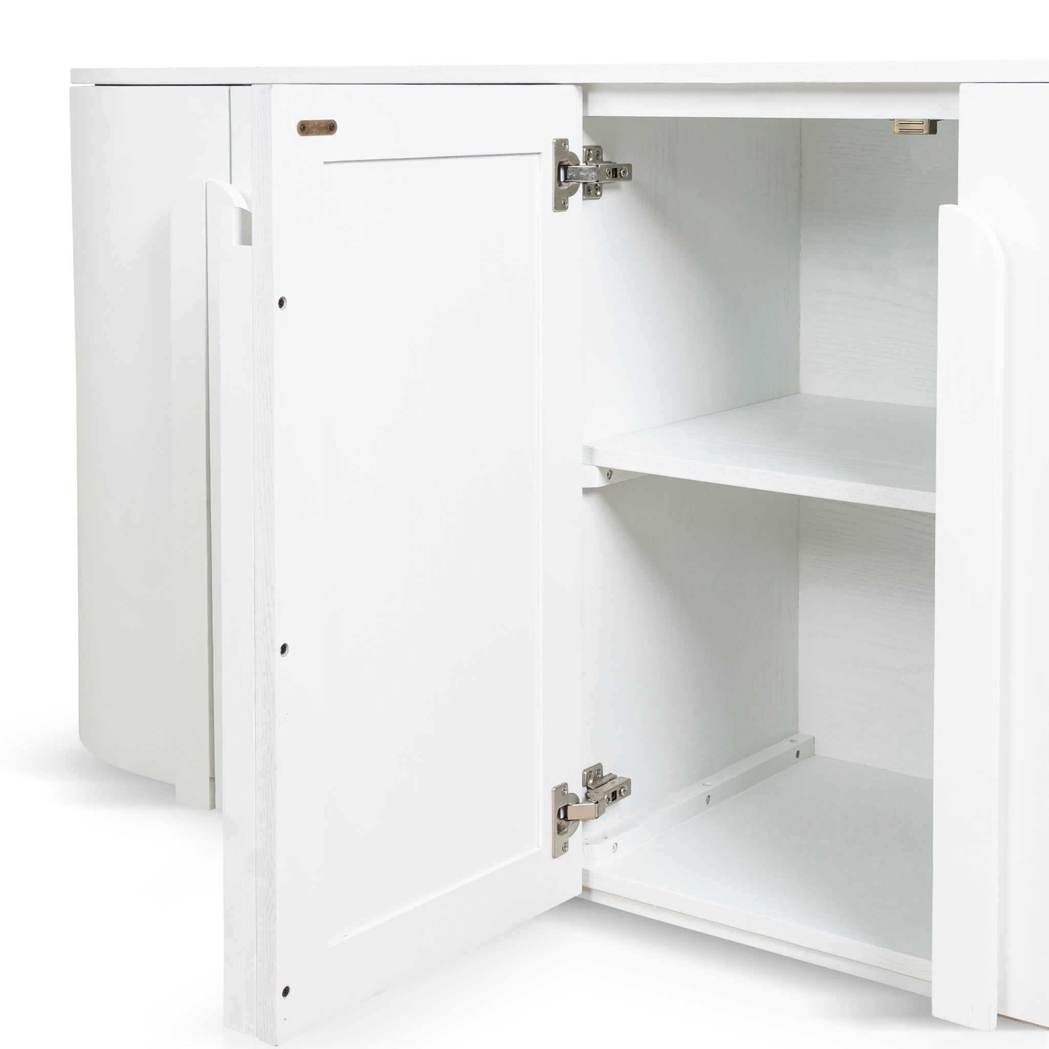 Ex Display - Jarrett 1.6m Sideboard - Full White Buffet & Sideboard Nicki-Core