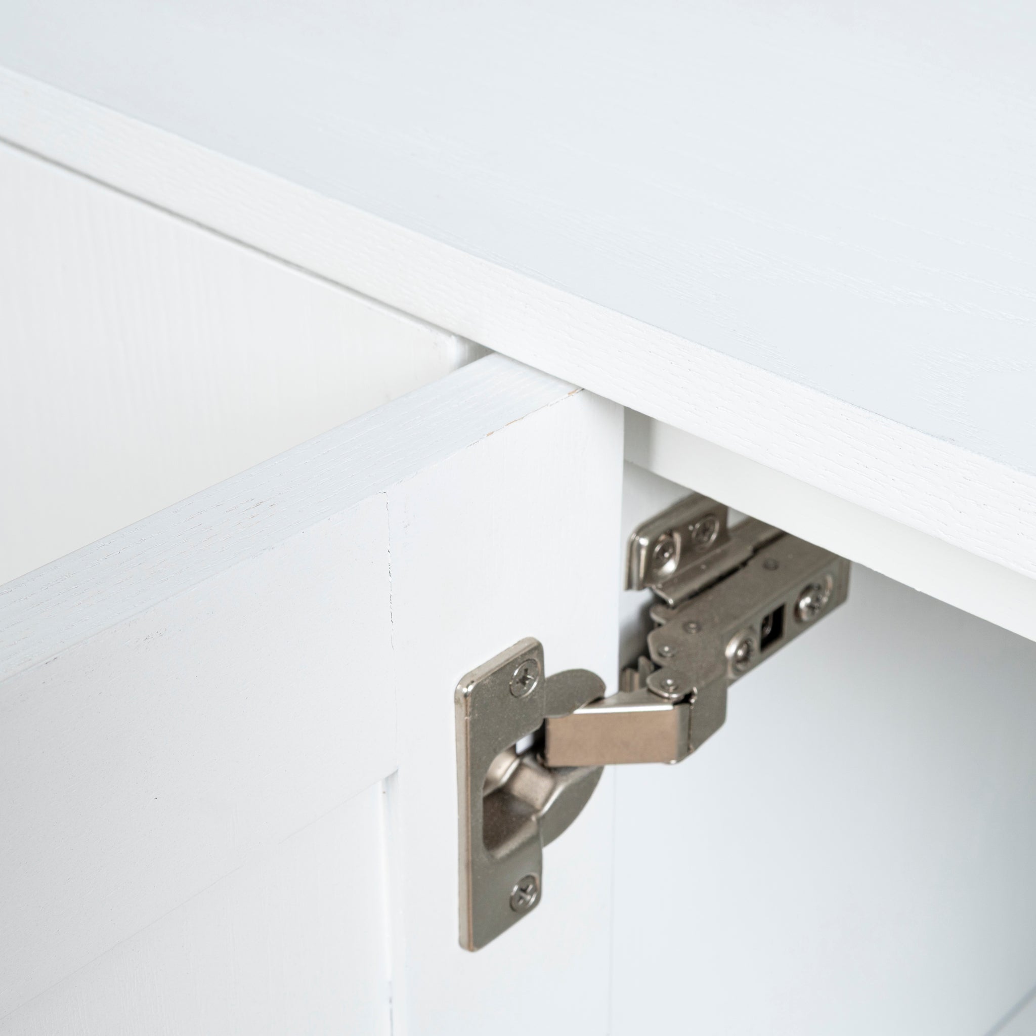 Jarrett 1.6m Sideboard - Full White Buffet & Sideboard Nicki-Core