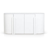 Ex Display - Jarrett 1.6m Sideboard - Full White Buffet & Sideboard Nicki-Core