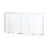 Ex Display - Jarrett 1.6m Sideboard - Full White Buffet & Sideboard Nicki-Core