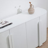 Jarrett 1.6m Sideboard - Full White Buffet & Sideboard Nicki-Core