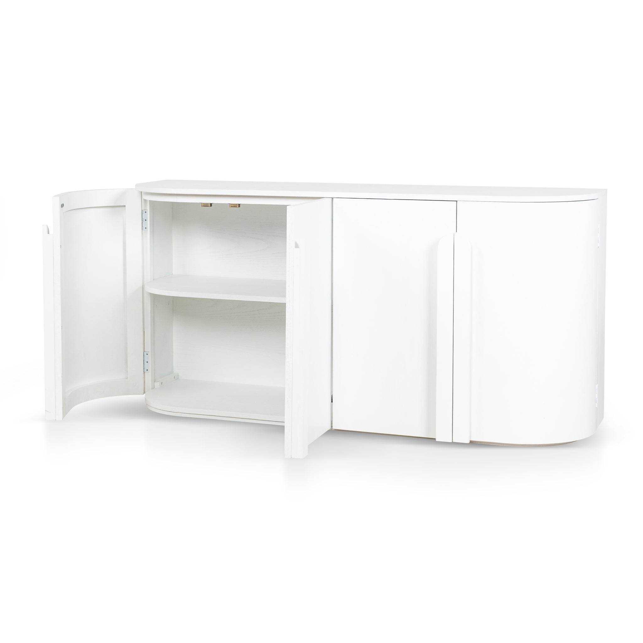 Jarrett 1.6m Sideboard - Full White Buffet & Sideboard Nicki-Core