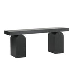 Junon 1.9m New Elm Console Table - Full Black Console Table Nicki-Core