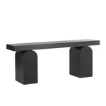 Junon 1.9m New Elm Console Table - Full Black Console Table Nicki-Core