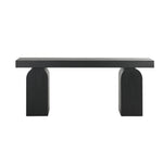 Junon 1.9m New Elm Console Table - Full Black Console Table Nicki-Core