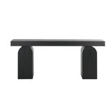 Junon 1.9m New Elm Console Table - Full Black Console Table Nicki-Core
