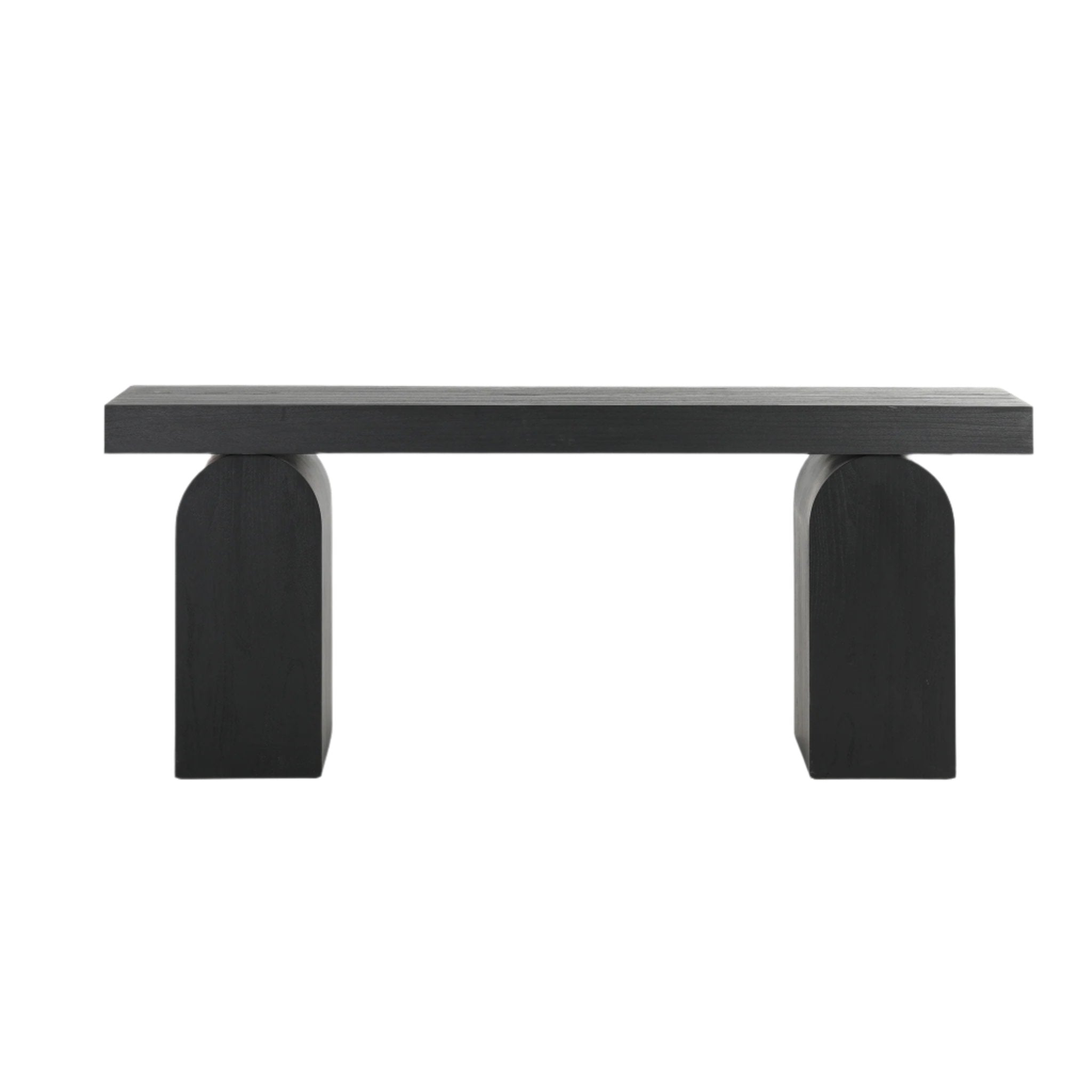 Junon 1.9m New Elm Console Table - Full Black Console Table Nicki-Core