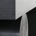 Junon 1.9m New Elm Console Table - Full Black Console Table Nicki-Core