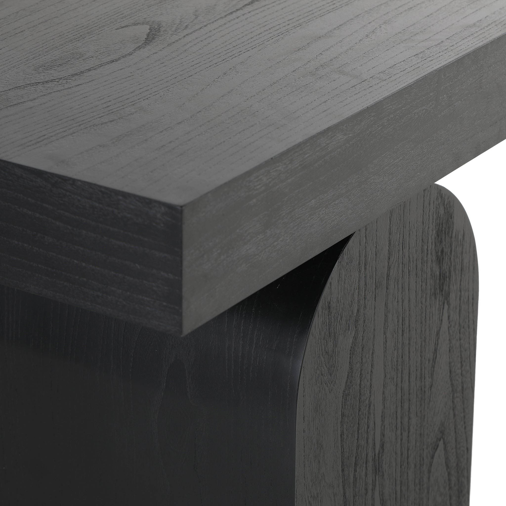 Junon 1.9m New Elm Console Table - Full Black Console Table Nicki-Core