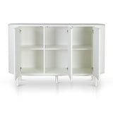 Ex Display - Melita 1.6m Sideboard Unit - Warm White Buffet & Sideboard KD-Core
