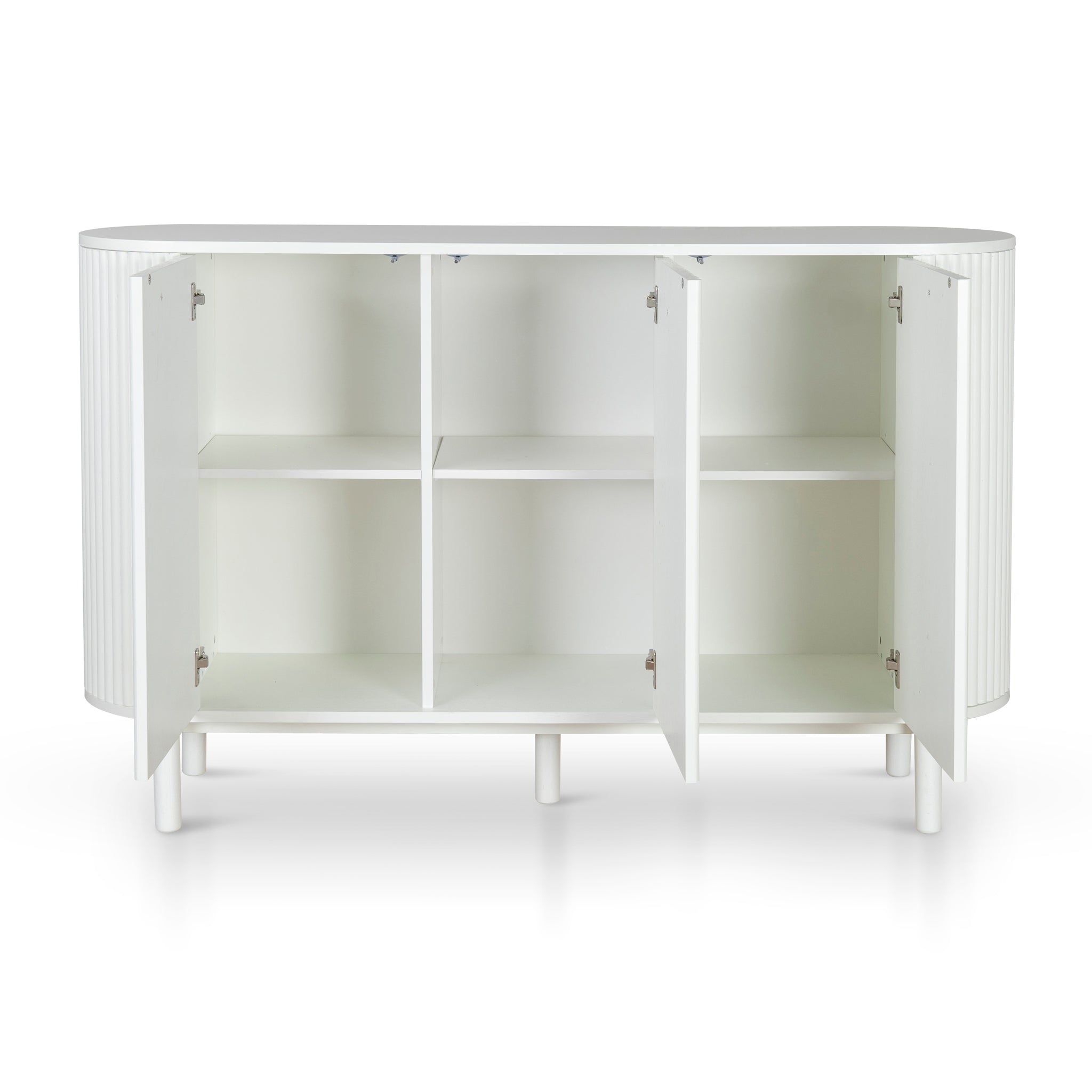 Ex Display - Melita 1.6m Sideboard Unit - Warm White Buffet & Sideboard KD-Core