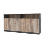Alya 1.57m Credenza Cabinet - Warm Oak & Black Cabinet Vatec-Local   