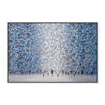 Dancing Rain, By Ekaterina Ermilkina Wall Art Gioia-Local Black Framed Canvas 60x40cm