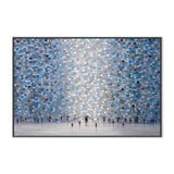 Dancing Rain, By Ekaterina Ermilkina Wall Art Gioia-Local Black Framed Canvas 60x40cm