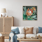 Deep Tropical Protea Crop, By Danhui Nai Wall Art Gioia-Local