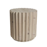 Degabo Pine Wood Side Table - Natural Side Table Sasson-Local