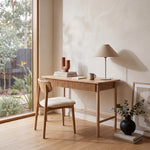 Dillon 1.2m Home Office Desk - Natural Home Office Desk Dwood-Core
