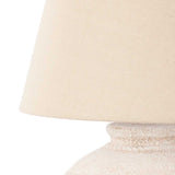 Dophu Table Lamp - Cream & Taupe Lighting Albi-Local