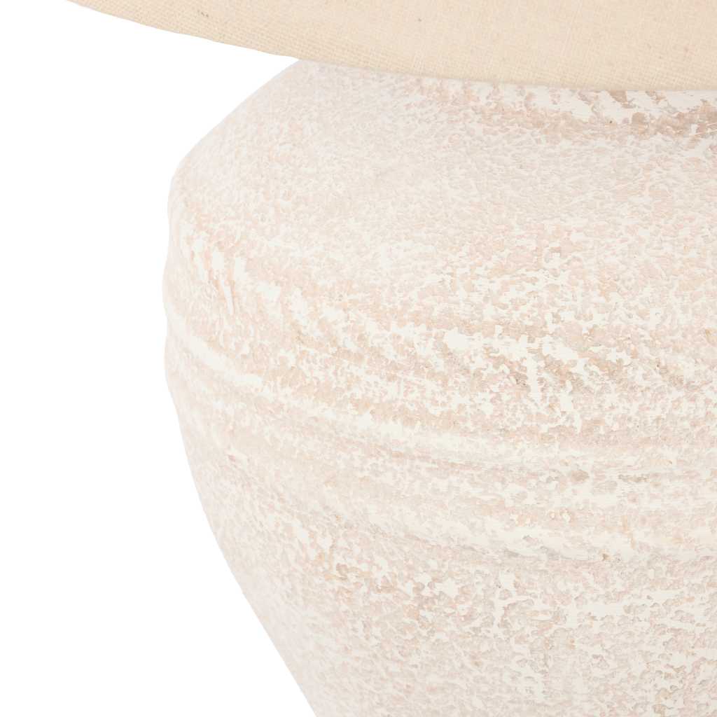 Dophu Table Lamp - Cream & Taupe Lighting Albi-Local