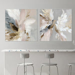 Doves in Bloom, Style A & B, Set Of 2, By Bella Eve Wall Art Gioia-Local