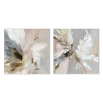 Doves in Bloom, Style A & B, Set Of 2, By Bella Eve Wall Art Gioia-Local 50x50cm Framed Canvas White
