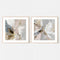 Doves in Bloom, Style A & B, Set Of 2, By Bella Eve Wall Art Gioia-Local 50x50cm Framed Poster Black